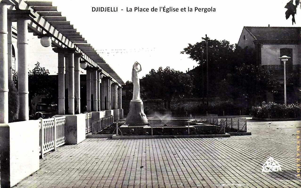 Djidjelli - Place de l'Eglise et Pergola.jpg